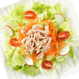 Salad with Tuna Cream Dressing