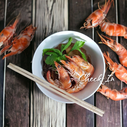 กุ้งอบวุ้นเส้น