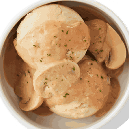 Mashed Potato with Mushroom Sauce
