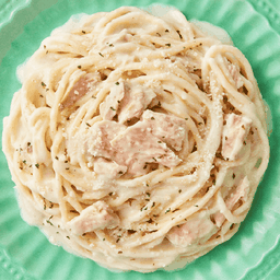 Tuna Spaghetti with Cream Sauce