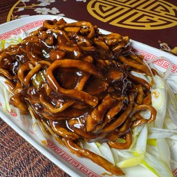 หมูเส้นผัดปักกิ่ง
