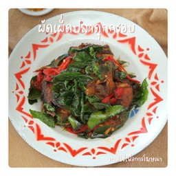ผัดเผ็ดปลาดุกกรอบ
