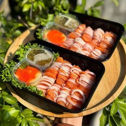 กุ้งพันแซลม่อน