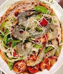 ตำซั่วกุ้งสด