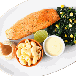 Salmon Steak Spinach