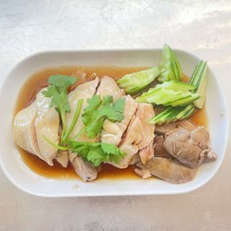 ไก่สับสิงคโปร์ จานใหญ่