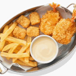 กุ้งทอด แฮชบราวน์ เฟรนช์ฟราย