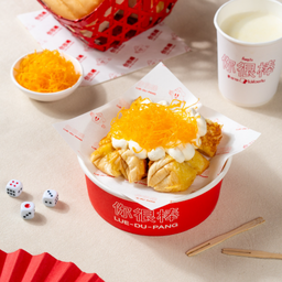 ปังปิ้งครีมสดฝอยทอง