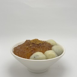 สาคูบัวลอยไส้งาดำเย็น