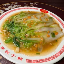 ผักกาดขาวผัดกุ้งแห้ง