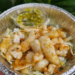 ไข่ปลาหมึกทอด