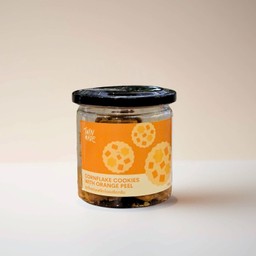 Corknflake Cookies with Orange Peel