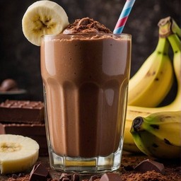 Banana chocolate smoothie