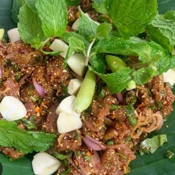 ก้อยเนื้อมะนาว /ดิบ