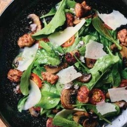 Rocket Salad & Sausage