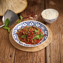 ข้าวกะเพราหมูสับ