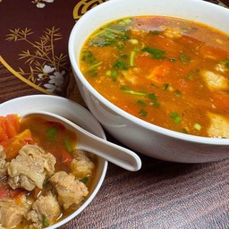 เนื้อสันนอกตุ๋นมะเขือเทศ