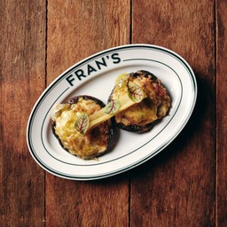 ฺBaked portobello Gruyère