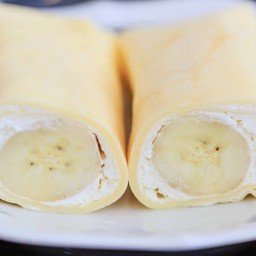 เครปเย็นกล้วยหอมคาราเมล