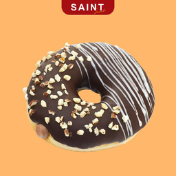 โดนัทไส้โกโก้ Cocoa Almond Donut