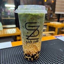ชาเขียวมัจฉะ+ไข่มุกลาวา