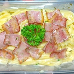 สปาเก็ตตี้คาโบนาร่าเบคอน