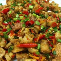 รวมญาติคั่วพริกเกลือ (หมู หมึก กุ้ง ไก่)