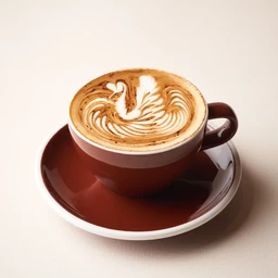 Hot cappuccino