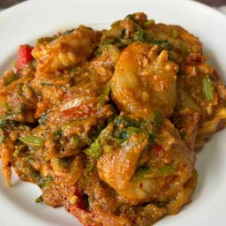 ข้าวราดผัดผงกระหรี่