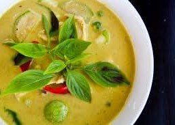 แกงเขียวหวานเต้าหู้ไข่(กับข้าว)