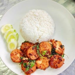 กระเพราฟาดปาก25บาท 1