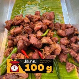 หมูทอดป้ายแดง