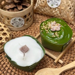 ตะโก้เผือก+เปียกปูนกะทิสด