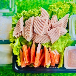 เมี่ยงปูอัด+หมูยอ