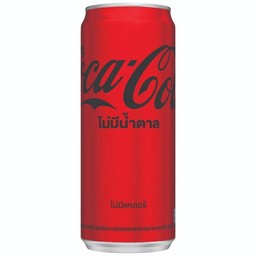 โค้กไม่มีน้ำตาล  325ml