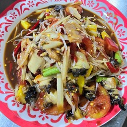 ตำป่า (หอย+หน่อไม้)