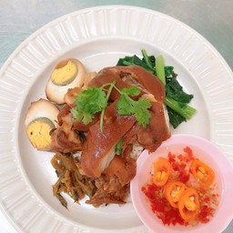 ขาหมูราดข้าว