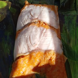 ห่อหมกย่างหน้าปลากระพง