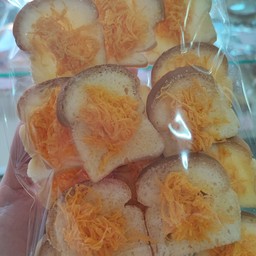 ขนมปังกรอบหน้าฝอยทอง