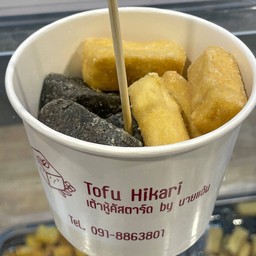 เต้าหู้คัสตาร์ด ทูโทน ขาว+ดำ