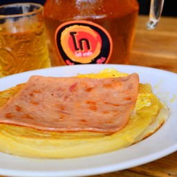 โรตีไข่ดาว - แฮมไก่