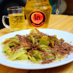 โรตีหนานุ่มใบเตย - ไมโล