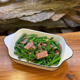 เมนูใหม่ ดอกหอมผัดแฮม