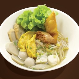 เกาเหลา เกี๊ยวกุ้ง ลูกชิ้นปลา