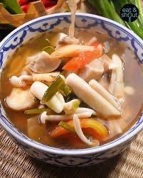 ต้มยำเห็ดรวมน้ำใส