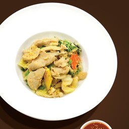 สุกี้แห้ง ไก่