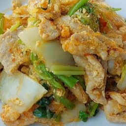 สุกี้แห้งไก่