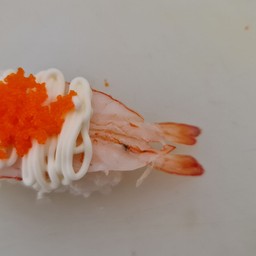 กุ้งผ่า+มายองเนสไข่กุ้งส้ม