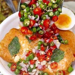 ข้าวห่อหมกย่างหน้าปลากระพง