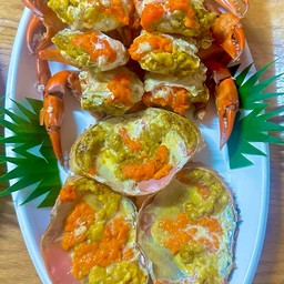 ปูไข่นึ่งสด (รับประกันไข่ทุกตัว)